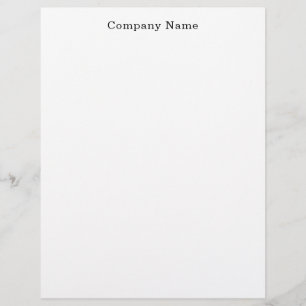 8.5" x 11" Letterhead Paper