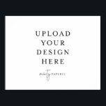 8.5" x 11" Poster - Landscape<br><div class="desc">Customize your card in Templett. After you are done editing, download your file in a JPG format (don't forget to turn on the bleed option). Upload your design here by clicking on the blue "Personalize" button.</div>