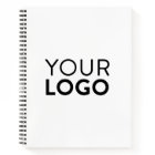 8.5" x 11" Spiral Notebook - Black