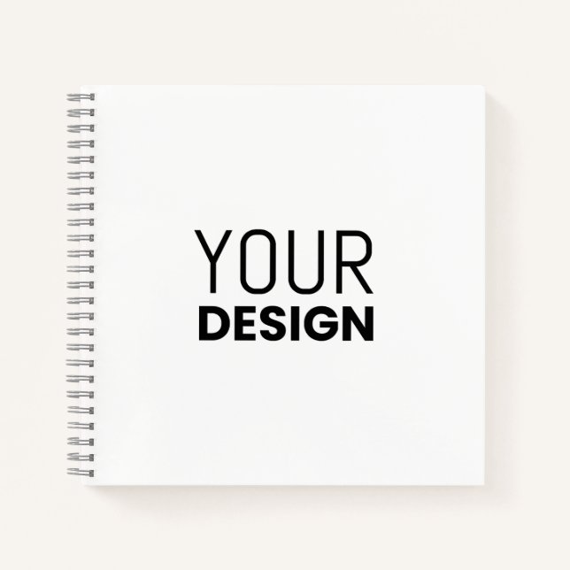 8.5" x 8.5" Spiral Notebook [Multi Colors] (Front)