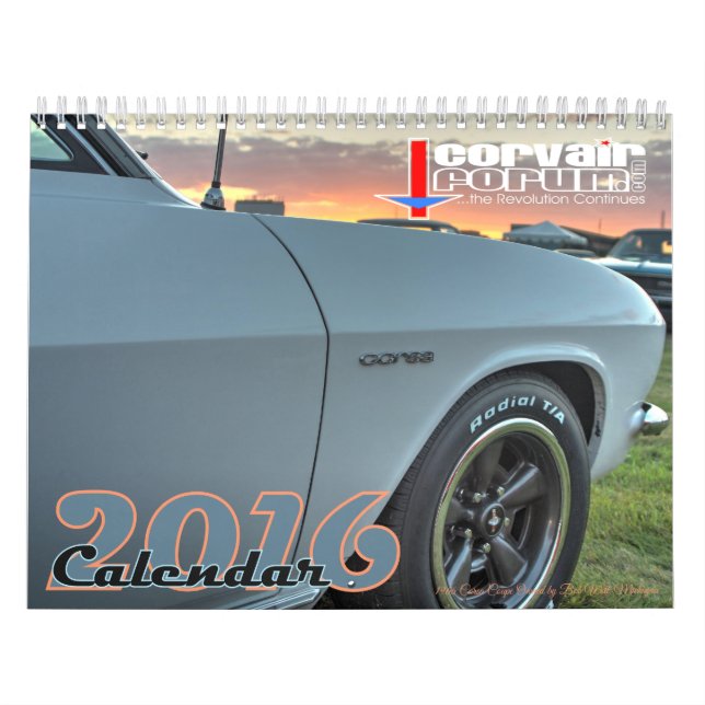 8.5x11 CorvairForum Wall Calendar (Cover)