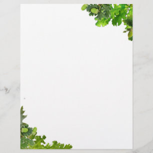 8.5X11" OAK LEAF INVITATION PAPER