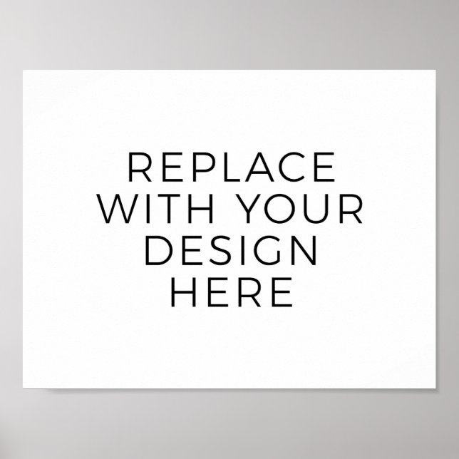 8.5x11" Printing (Horizontal) Poster (Front)