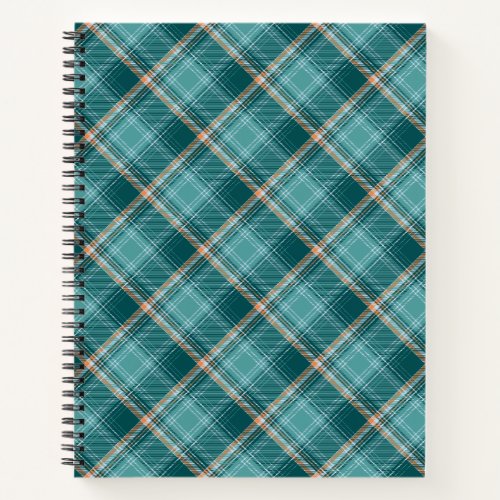 85x11 Spiral Notebook Eire Plaid