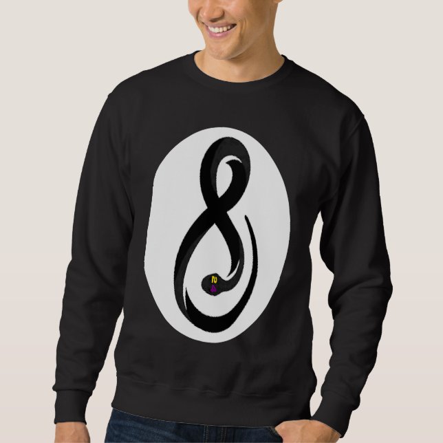 8 ball 24 mamba casual sweatshirt (Front)