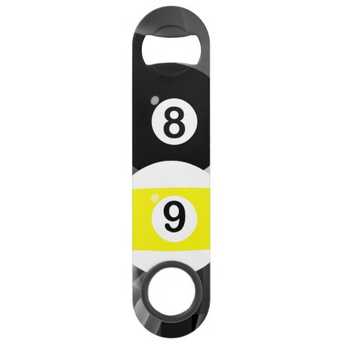 8 Ball and 9 Ball Bottle Opener