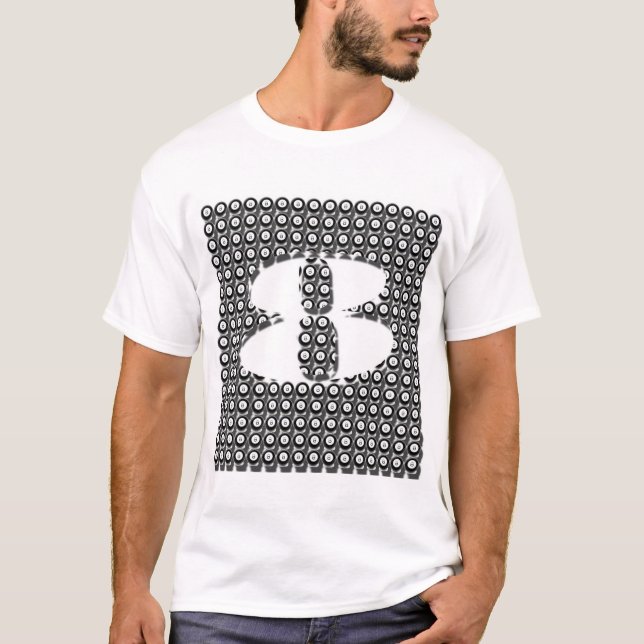 8-Ball Billiard Pool Graphic Art T-Shirt (Front)