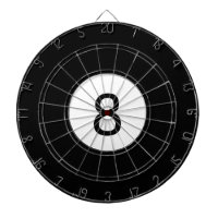 8-Ball Billiards Dartboard