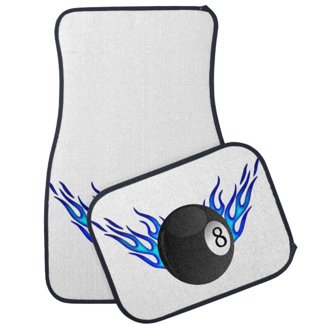 8 Ball Car Floor Mat (Set)
