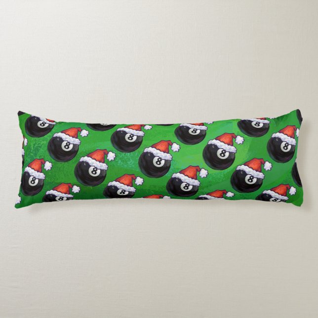 8 Ball Christmas Body Pillow (Front)