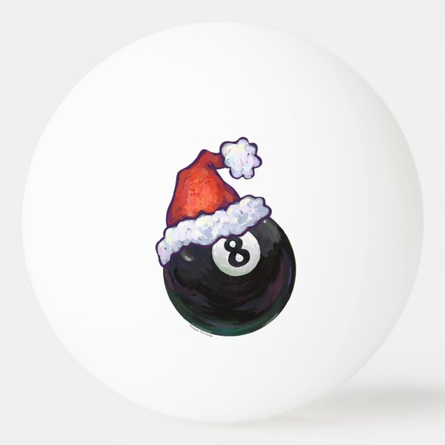 8 Ball Christmas Green (Back)