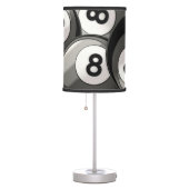 8 Ball Collage Table Lamp (Right)