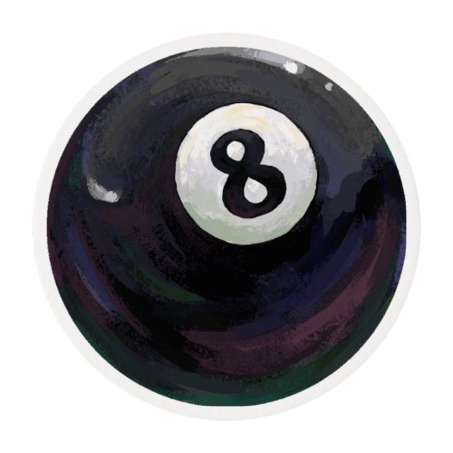 8 Ball Edible Frosting Rounds