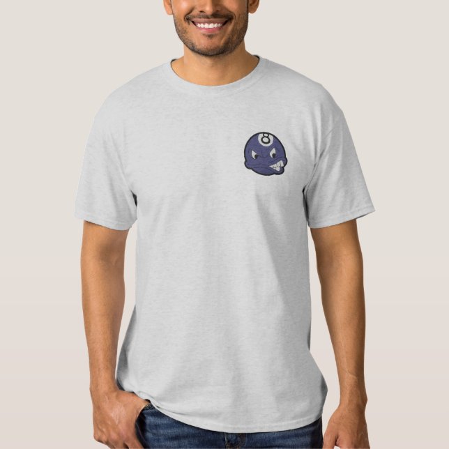 8-ball embroidered T-Shirt (Front)