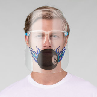 8 Ball Face Shield