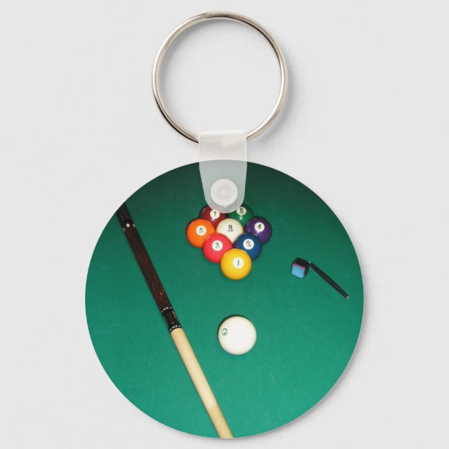 8 Ball Game Keychain (Front)
