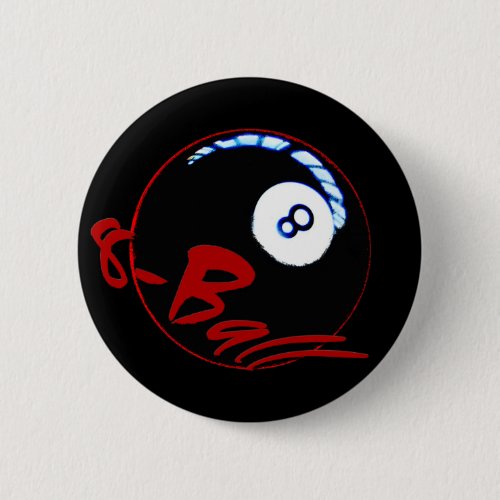 8_ball gifts  greetings pinback button