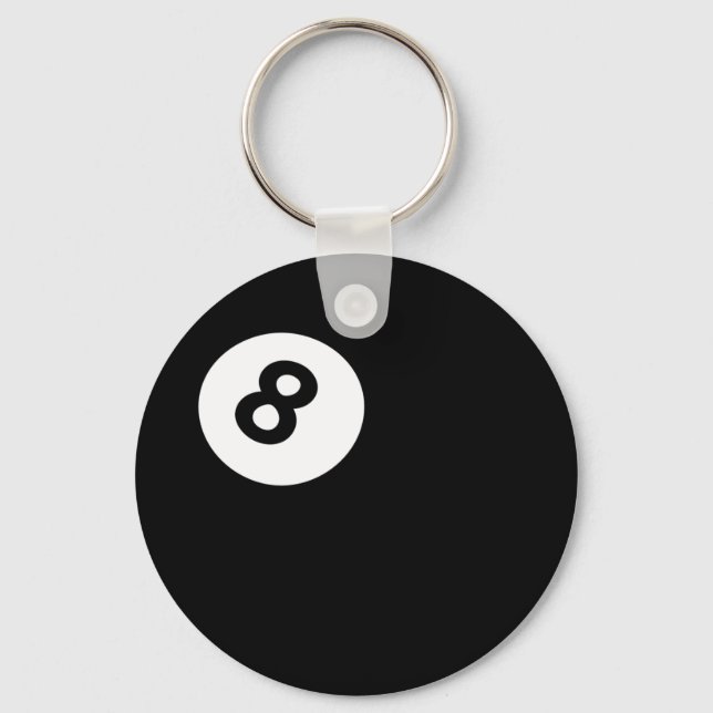 8 ball keychain (Front)