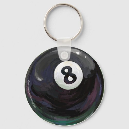 8 Ball Keychain