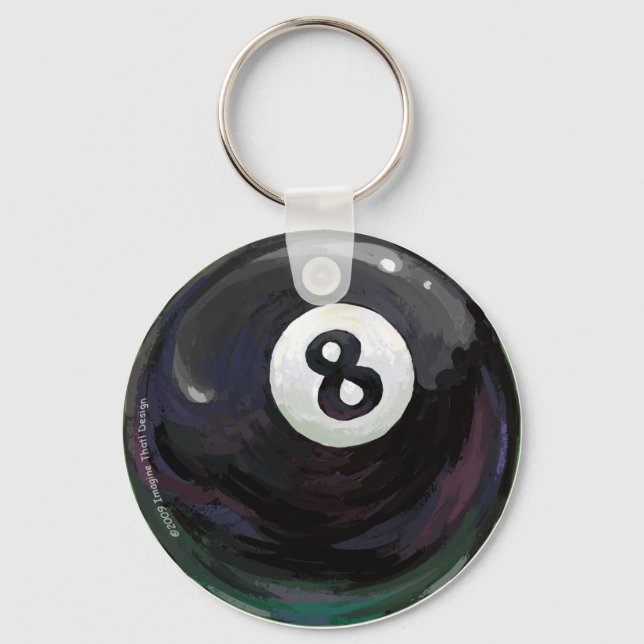 8 Ball Keychain (Front)