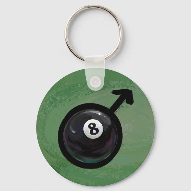8 Ball Keychain (Front)
