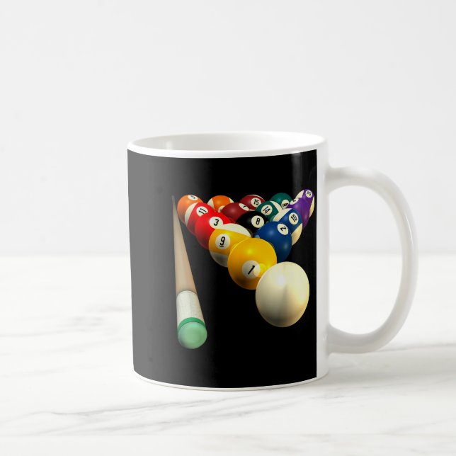 8-ball Ol Team S For Bar League Protecting  Coffee Mug (Right)