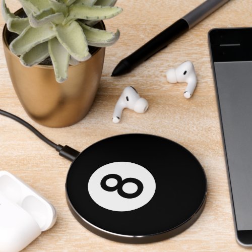 8 Ball or Black Ball Wireless Charger