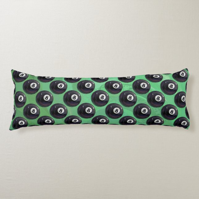 8 Ball Pattern Body Pillow (Front)