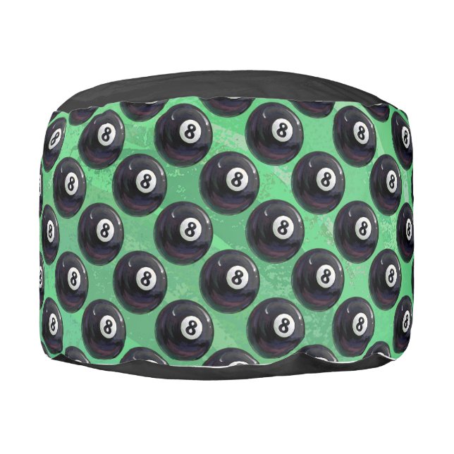 8 Ball Pattern Pouf (Right)