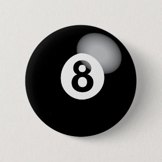 8 ball pinback button