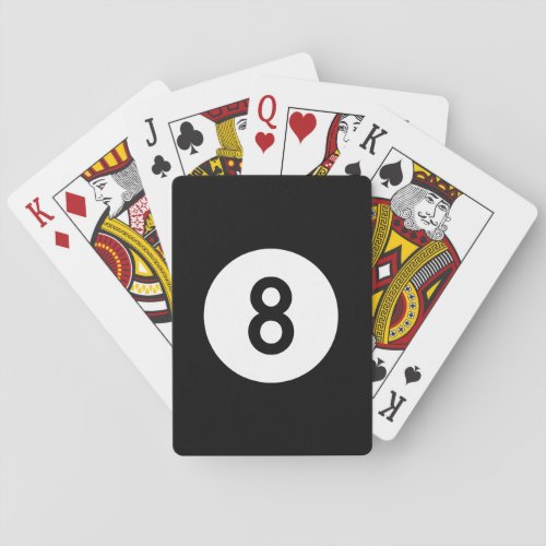 8 Ball Poker Cards