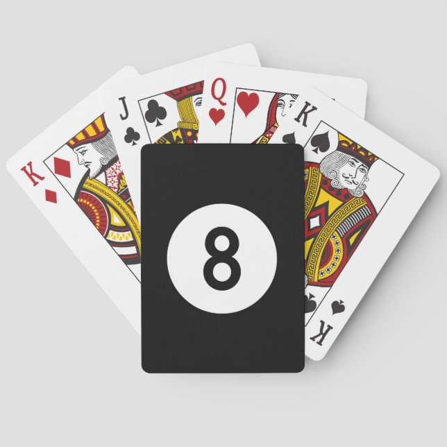 8 Ball Poker Cards (Back)