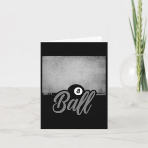 8 Ball Pool Billiards Card