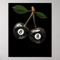 8 Ball Pool Billiards Player Cherries