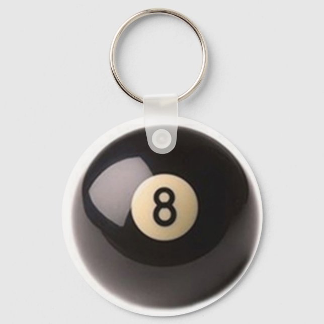 8 ball pool keychain (Front)