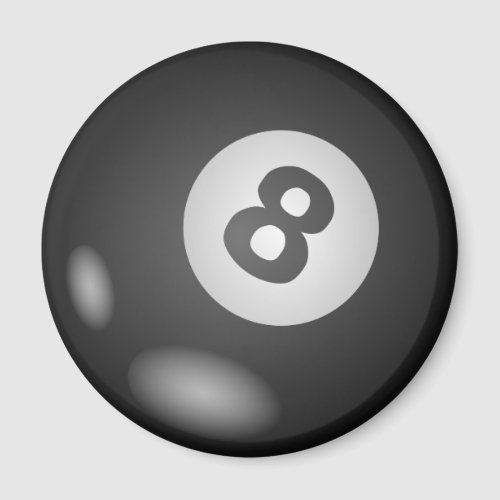 8 Ball Round Magnets