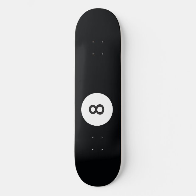 8 Ball Skateboard Deck (Front)