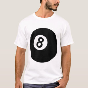 8 Ball Sticker Decal  T-Shirt