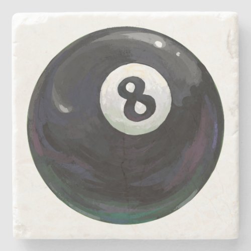 8 Ball Stone Coaster