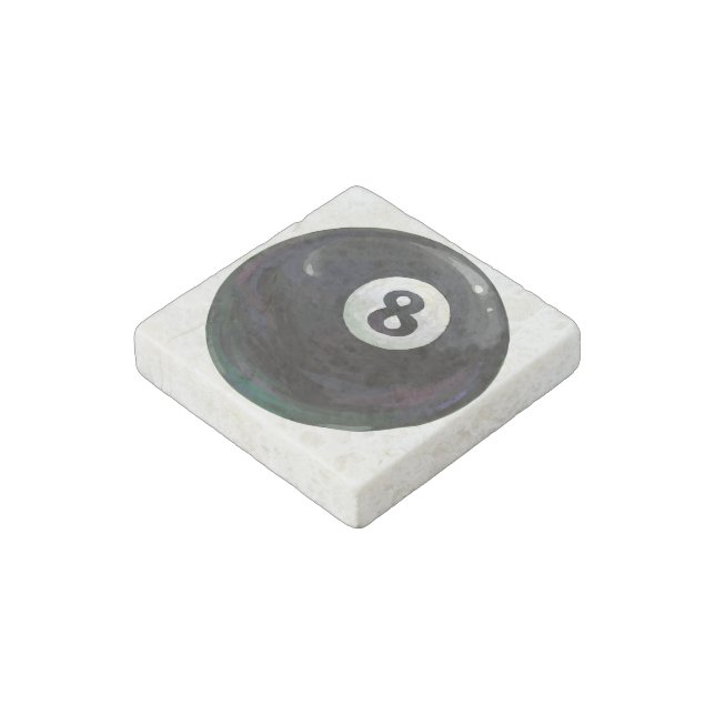 8 Ball Stone Magnet (Angled)