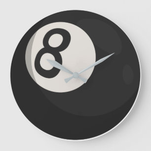 8 Ball Wall Clock