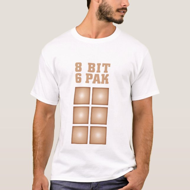 8 Bit 6 Pack T-Shirt (Front)