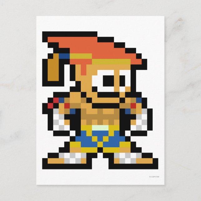 8-Bit Adon Postcard (Front)