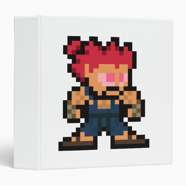 8-Bit Akuma Binder (Front/Spine)