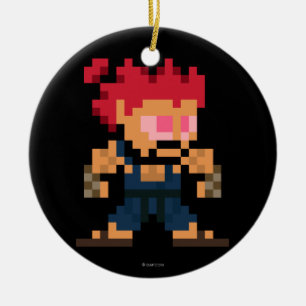 8-Bit Akuma Ceramic Ornament