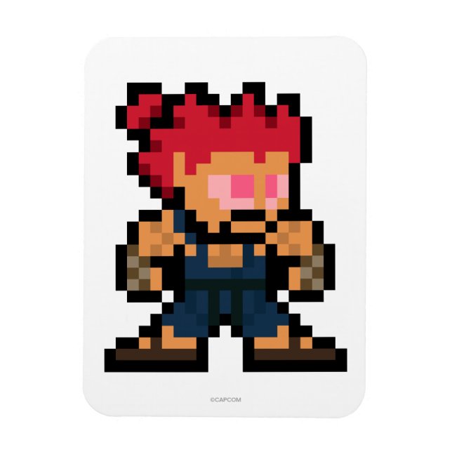 8-Bit Akuma Magnet (Vertical)