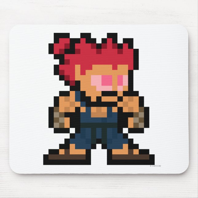 8-Bit Akuma Mouse Pad (Front)