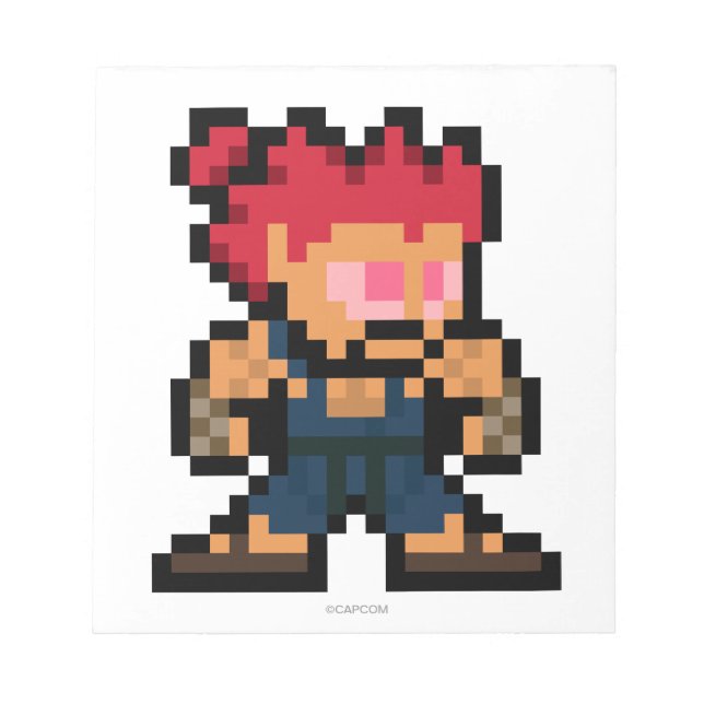 8-Bit Akuma Notepad (Front)