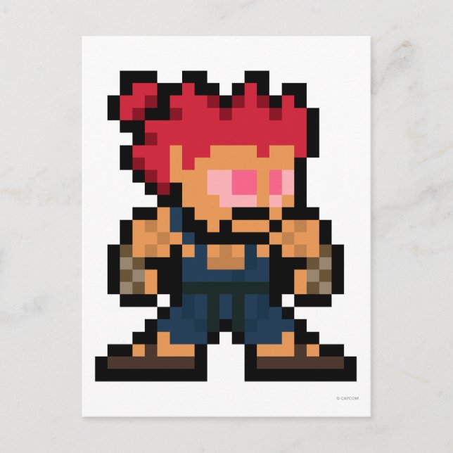 8-Bit Akuma Postcard (Front)