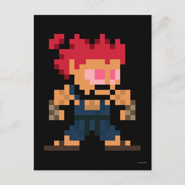 8-Bit Akuma Postcard (Front)